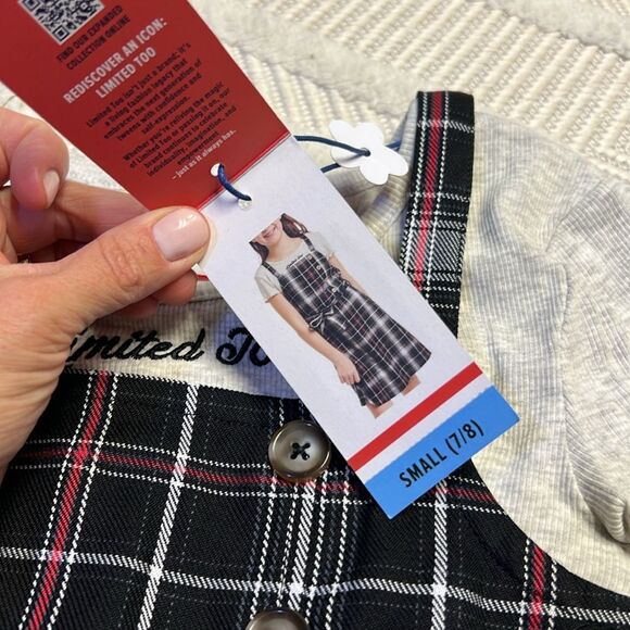 LIMITED TOO - Overall Dress with Separate Shirt - Picture 3 of 6